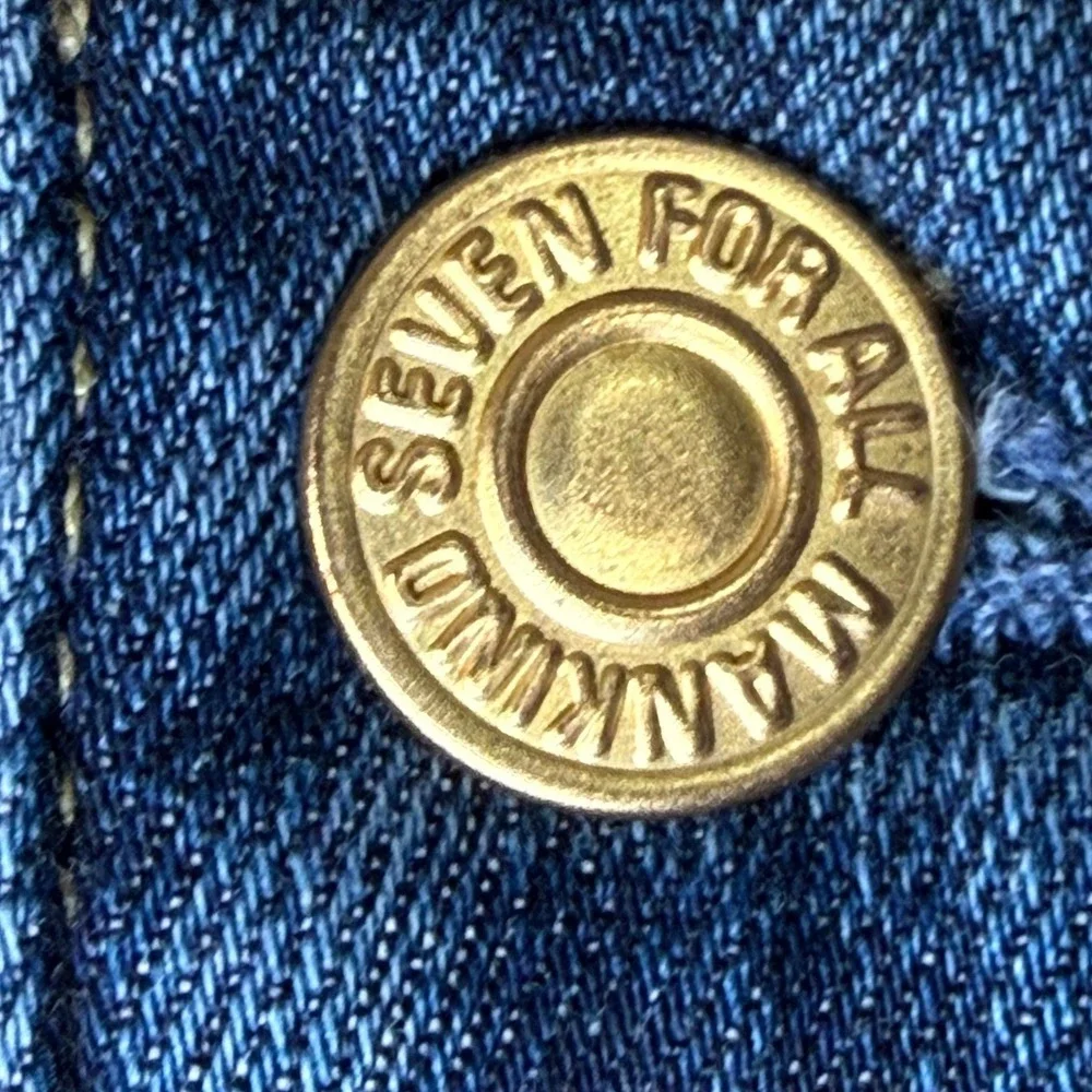 7 For‎ All Mankind Roxanne Crop Jeans Womens 29 Blue Medium Wash Slim Straight